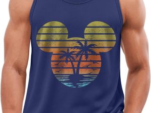 Tank Tops Men Summer - Sleeveless Shirts Workout Gym Cotton Tank Shirts Graphic Loose Fit Running Sports Casual