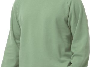 Men’s Lightweight Thin Cotton Crewneck Sweatshirt – Casual Long Sleeve Pullover for Spring & Fall Layering