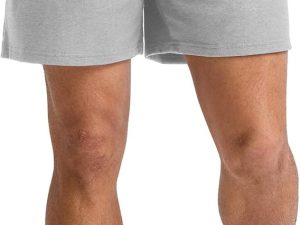 Men's  Cotton Pockets, Pull-on Jersey Gym Shorts, 7"