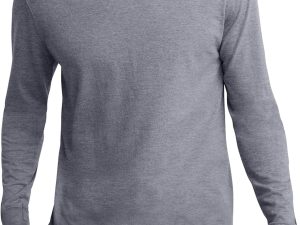 Men's Originals Long Sleeve T-Shirt, Lightweight Tri-Blend Jersey Tee for Men