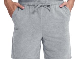 Men’s Shorts 100% Cotton with Pockets – Lightweight, Soft Athletic Shorts for Lounge, Sleep, Workout